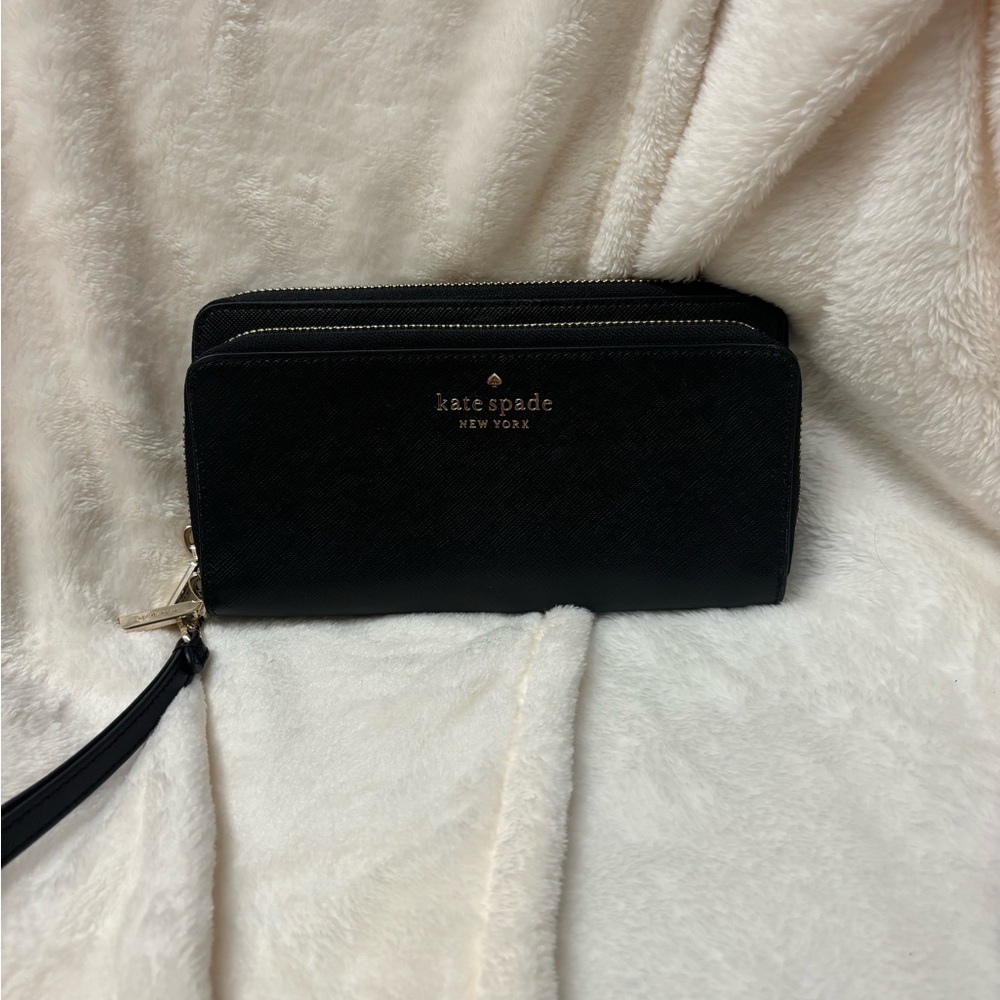 Kate Spade large Black Wallet